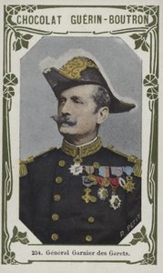 General Garnier des Garets (färgad bild) av French School