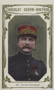 General Hirschauer (färgad bild) av French School