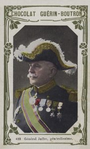General Joffre, mest allmän (färgad bild) av French School
