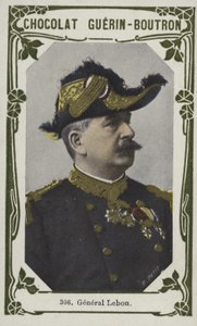 General Lebon (färgad bild) av French School