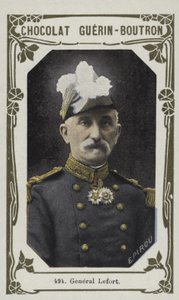 General Lefort (färgad bild) av French School