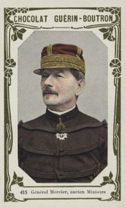 General Mercier, tidigare minister (färgad bild) av French School