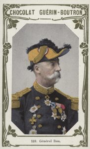 General Rau (färgad bild) av French School