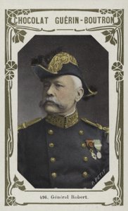 General Robert (färgad bild) av French School