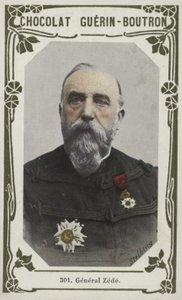 General Zede (färgad bild) av French School