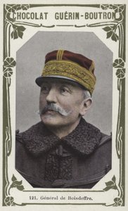 General de Boisdeffre (färgad bild) av French School