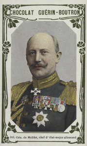 General de Moltke, tysk stabschef (färgad bild) av French School