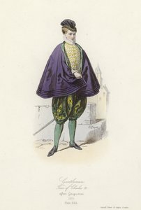 Gentleman från Karl IX av Frankrikes tid av French School