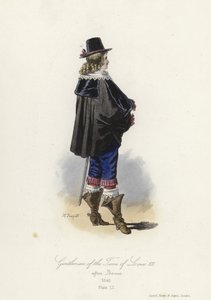 Gentleman från Ludvig XIII av Frankrikes tid av French School