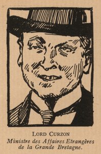 George Curzon av French School