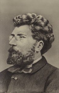 Georges Bizet, fransk tonsättare, främst av operor (1838-1875) av French School