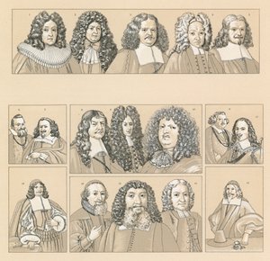 Tyskland XVII-XVIIIth Cent Dräkt av French School