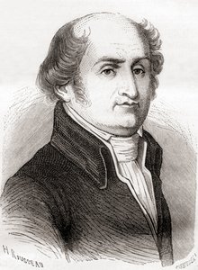 Gilbert Romme, från Les Merveilles de la Science, publicerad ca 1870 (gravyr) av French School