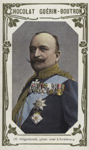 Gilgenheimb, generalkommandant i Strasbourg (färgat foto) av French School