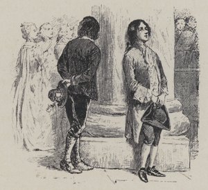 Giovanni Battista Pergolesi, italiensk kompositör, violinist och organist (gravyr) av French School