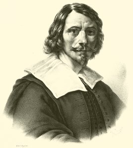 Giovanni Francesco Barbieri, känd som Guercino, eller il Guercino, porträtt av French School