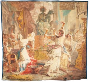 Gobelins gobeläng känd som "Summer" eller "The Feasts of Ceres" av French School