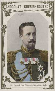 Grand Duc Nicolas Nicolaievitch (färgad bild) av French School