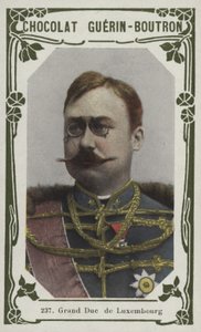 Storhertig av Luxemburg (färgad bild) av French School