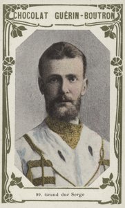 Storhertig Serge (färgad bild) av French School