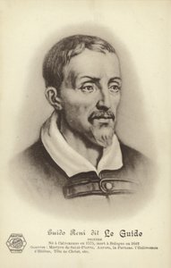 Guido Reni, italiensk målare (litografi) av French School