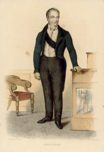 Guillaume Dupuytren (färgad gravyr) av French School