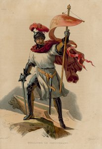 Guillaume le Conquerant (färgad gravyr) av French School