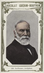 Guillaume, skulptör (färgad bild) av French School