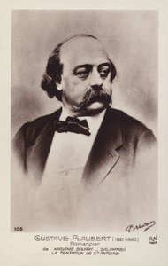 Gustave Flaubert (1820-1881), fransk författare av French School