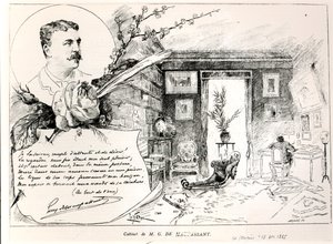 Guy de Maupassant (1850-93) och hans studie av French School