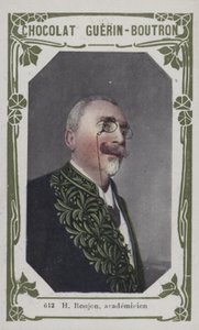 H Roujon, academicien (färgad bild) av French School