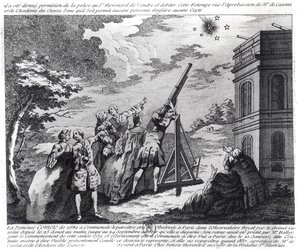 Halleys komet observerad 1759 av Cassini III (1714-84) av French School