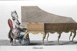 Cembalospelare (Cembalo, cembalo). av French School