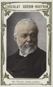 Henner, målare (färgat foto) av French School