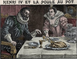 Henri IV och kycklingen vid grytan: Gabrielle d
