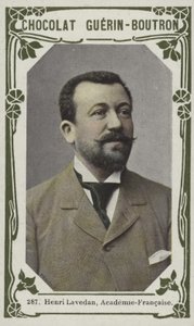 Henri Lavedan, Academie-Francaise (färgad bild) av French School