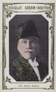 Henri Robert (färgad bild) av French School