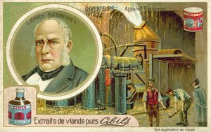 Henry Bessemer, uppfinnare av Bessemerprocessen av French School