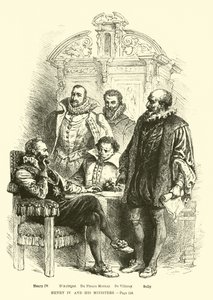Henrik IV och hans ministrar av French School