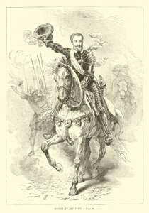 Henrik IV i Ivry av French School