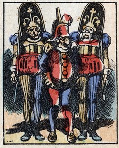 Historia om Dr. Pulcinella (Polichinelle). Trästick av Imaging Pellerin - Epinal, sd. Sent 1800-tal. av French School