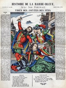 Bluebeards historia, bild av 1800-talets ryggrad av French School