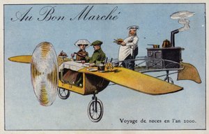 Smekmånad år 2000 (chromolitho) av French School