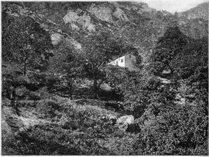 Banditernas hus i Pentica på Korsika. av French School