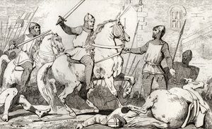 Hugh Capet (941-96) fångar Charles de Lorraine, från 