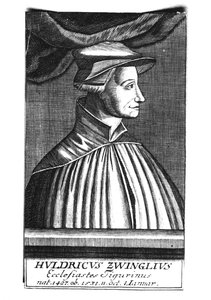Huldrych Zwingli (1484-1531) av French School