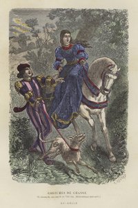 Jaktklänning, 1400-tal av French School
