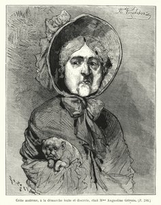 Illustration för Le Juif Errant (gravyr) av French School