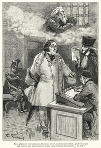 Illustration för Le Juif Errant (gravyr) av French School