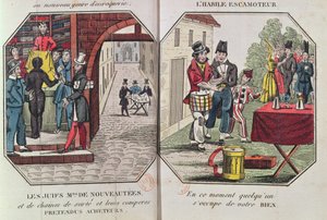 Illustration för Le Paravoleur eller Konsten att leda försiktigt i vilket land som helst, särskilt i Paris av Eugene Francois Vidocq, 1830 av French School